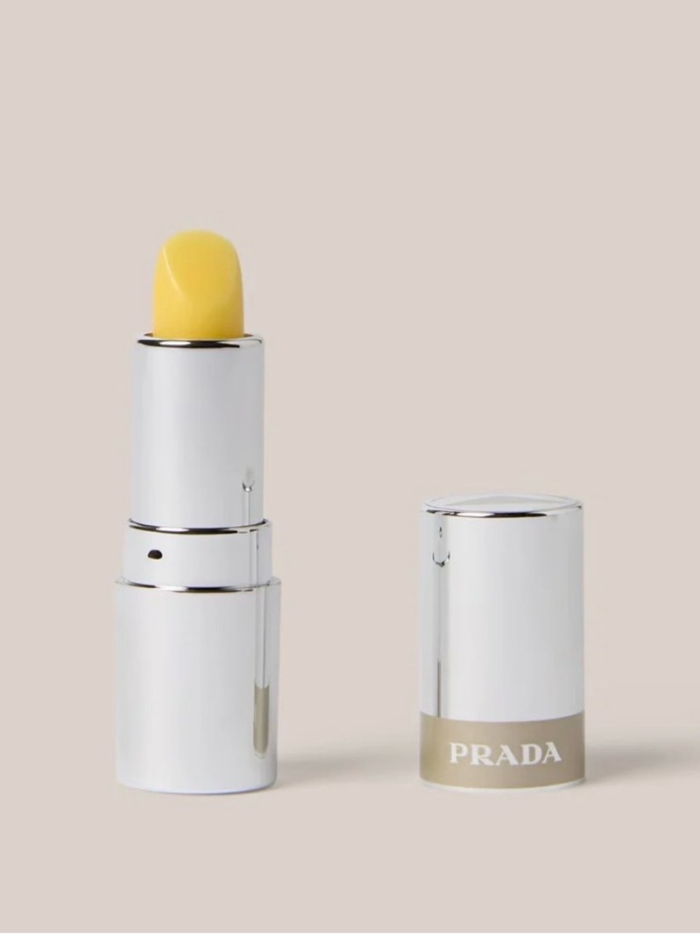 PRADA Yellow Nourishing Lip Balm - Sheer Hydration-Travel size